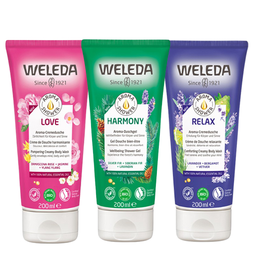 AROMA SHOWER SET 04 Weleda Obsah: 3 ks