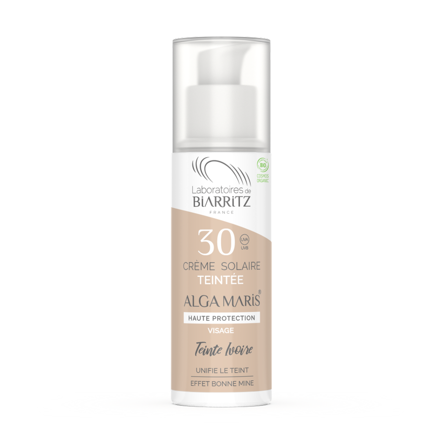 Tónovací krém na opaľovanie SPF30 Alga Maris Obsah: 50 ml IVORY