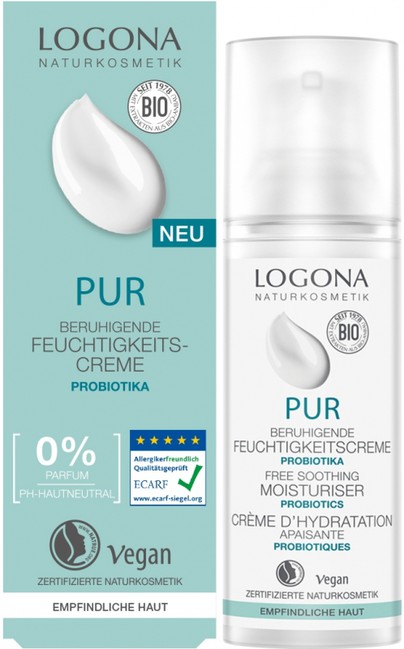 Logona Hydratačný krém s probiotikami PUR 50 ml Obsah: 50 ml