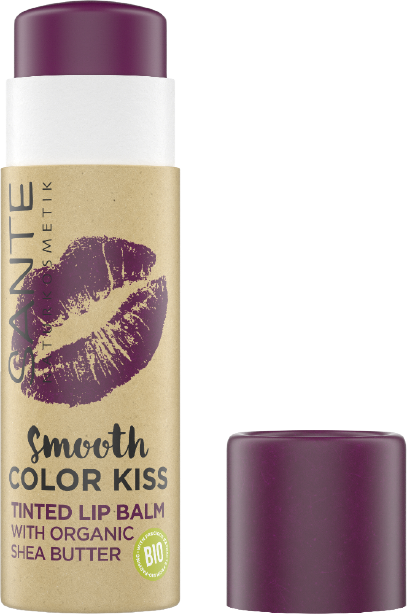 Balzam na pery Smooth color kiss 03 Soft plum Sante Obsah: 7 g