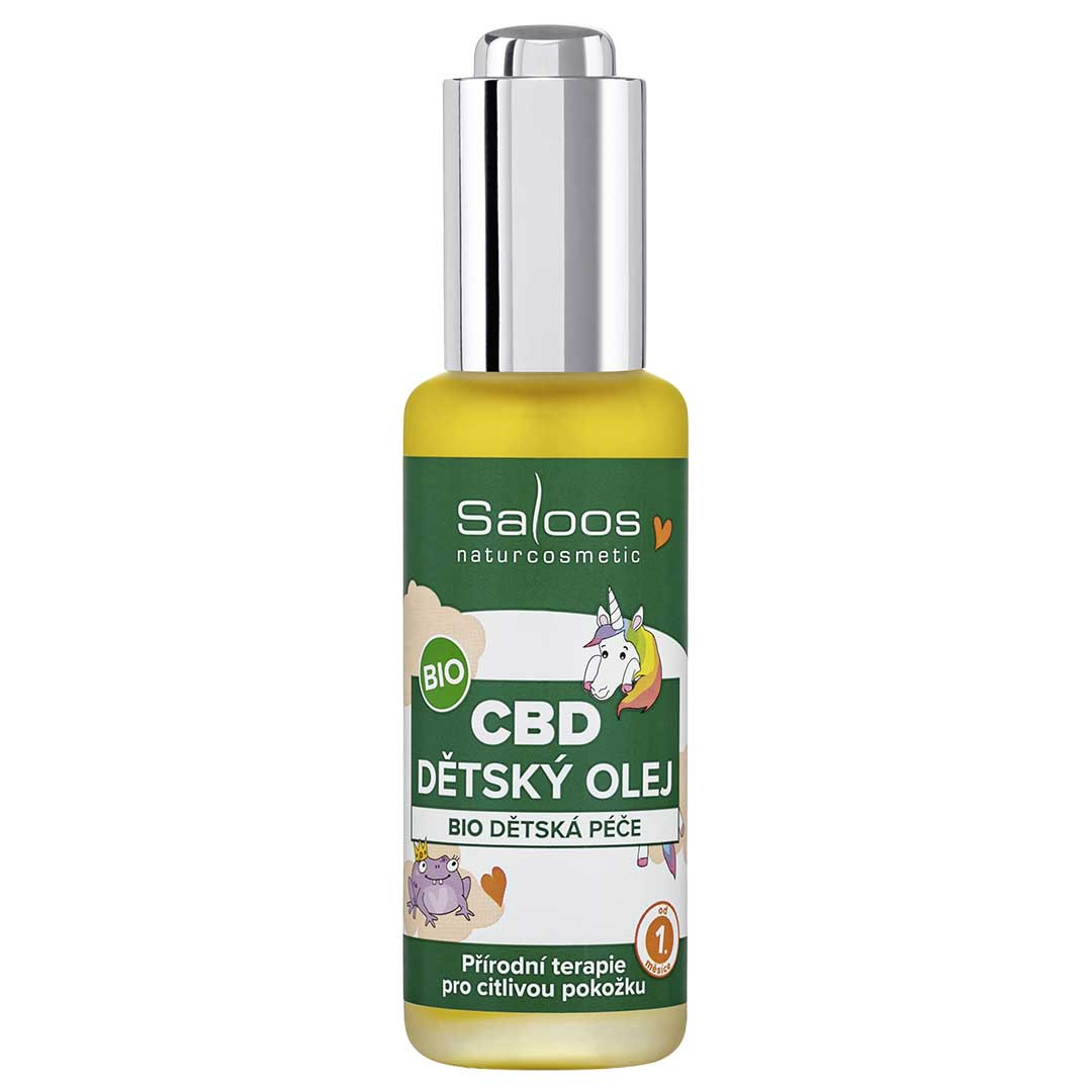 CBD Bio detský olej Saloos Obsah: 50 ml