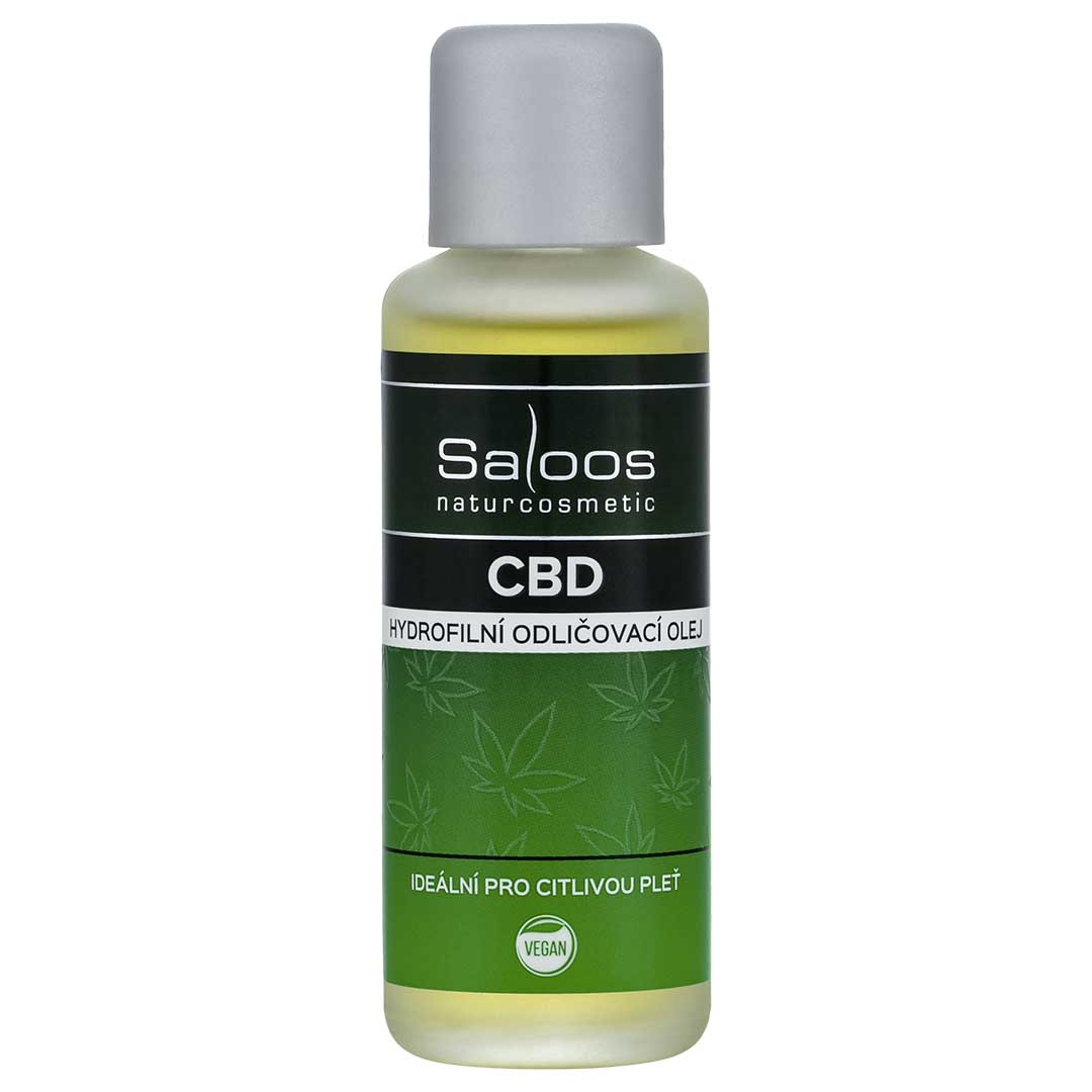 CBD Hydrofilný odličovací olej Saloos Obsah: 50 ml