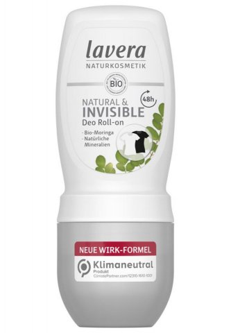 Deodorant roll-on Invisible Lavera Objem: 50 ml