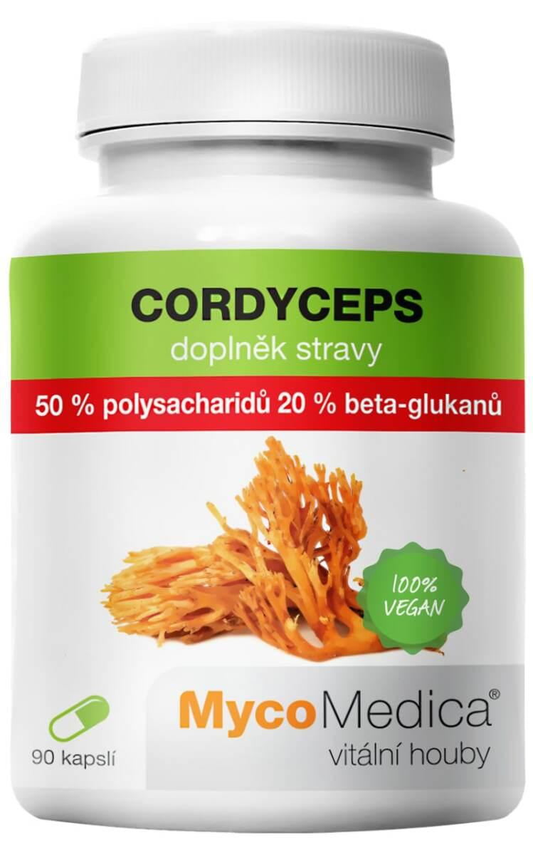 CORDYCEPS 50% vysoká koncentrácia - MycoMedica Objem: 1 ks