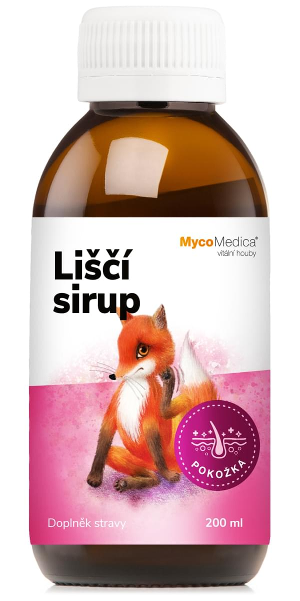 Líščí sirup Mycomedica Obsah: 200 ml