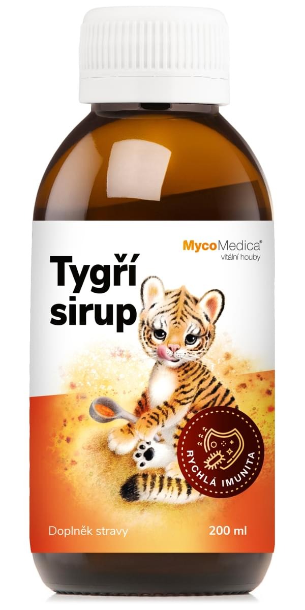 Tigrí sirup Mycomedica Obsah: 200 ml