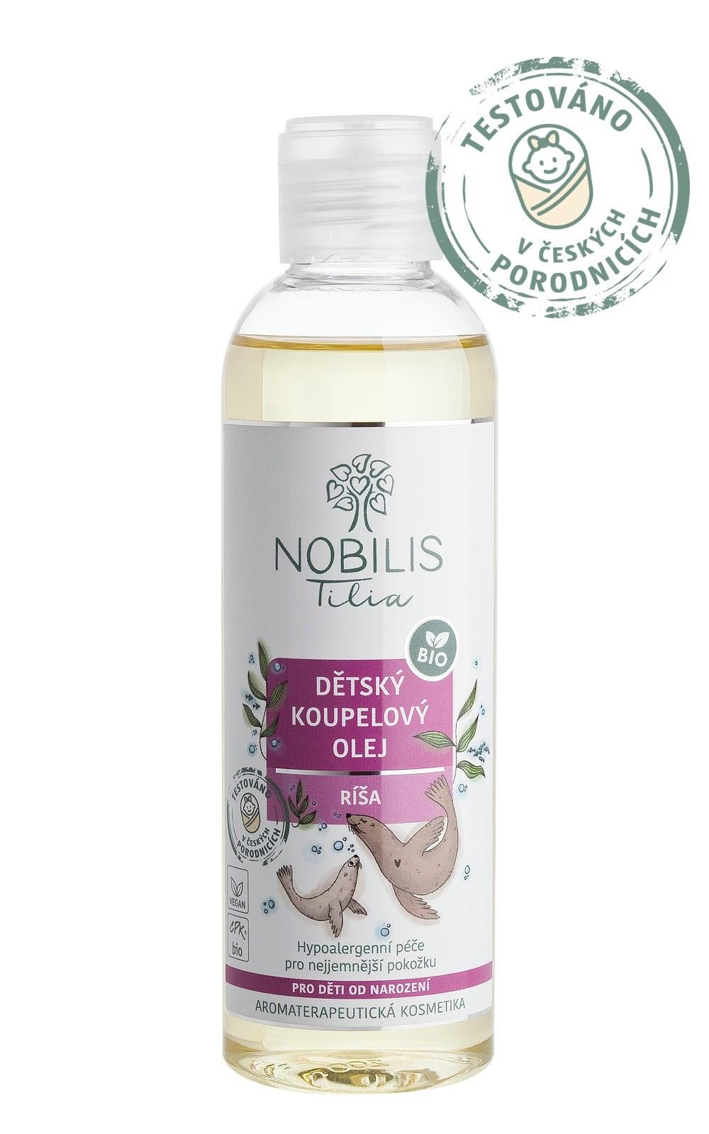 Detský kúpeľový olej Ríša Nobilis Tilia Objem: 200 ml