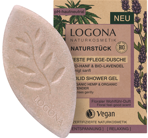 Tuhý sprchový gél bio konope a levanduľa LOGONA Obsah: 60g