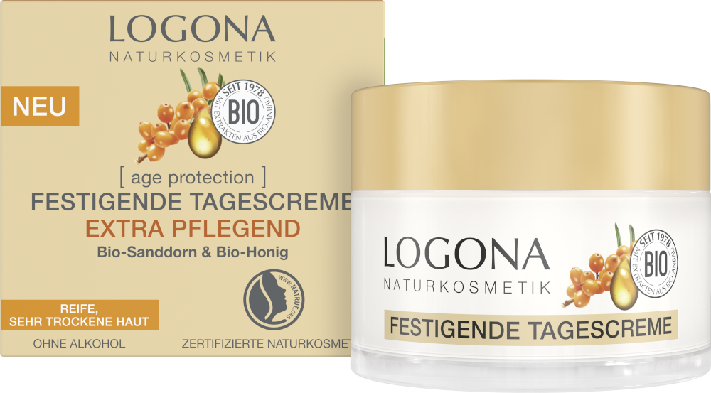 Denný krém EXTRA NOURISHING LOGONA Obsah: 50 ml