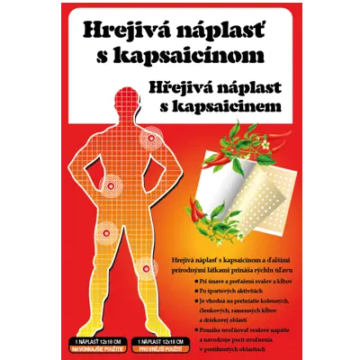 TCM Hrejivá náplasť s kapsaicínom Obsah: 1 ks