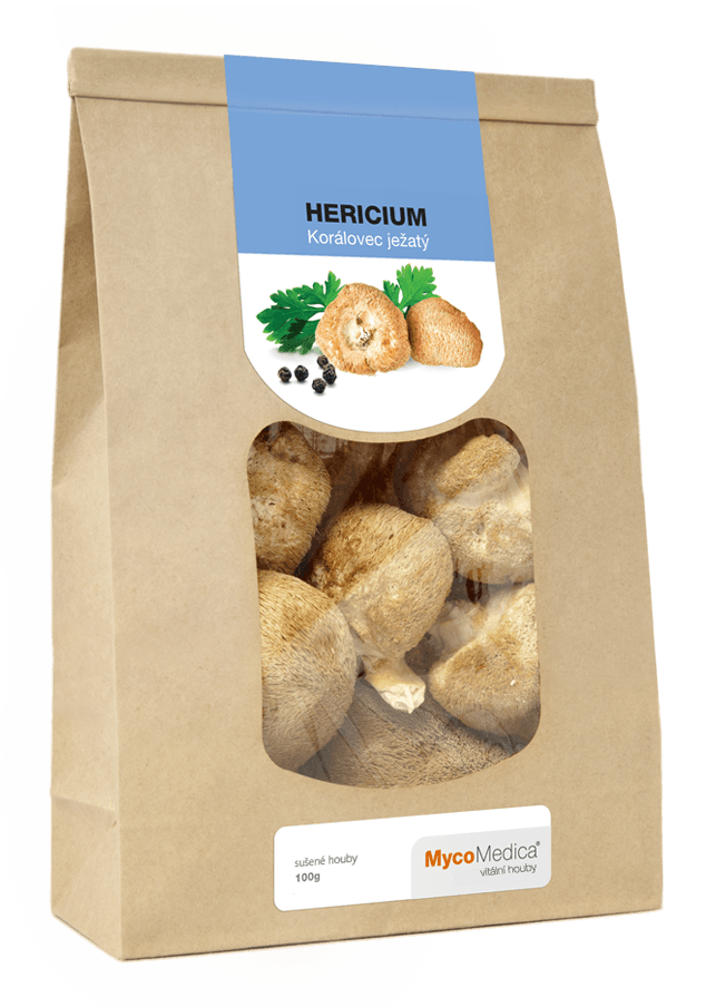 HERICIUM SUŠENÉ - MycoMedica Objem: 100 g