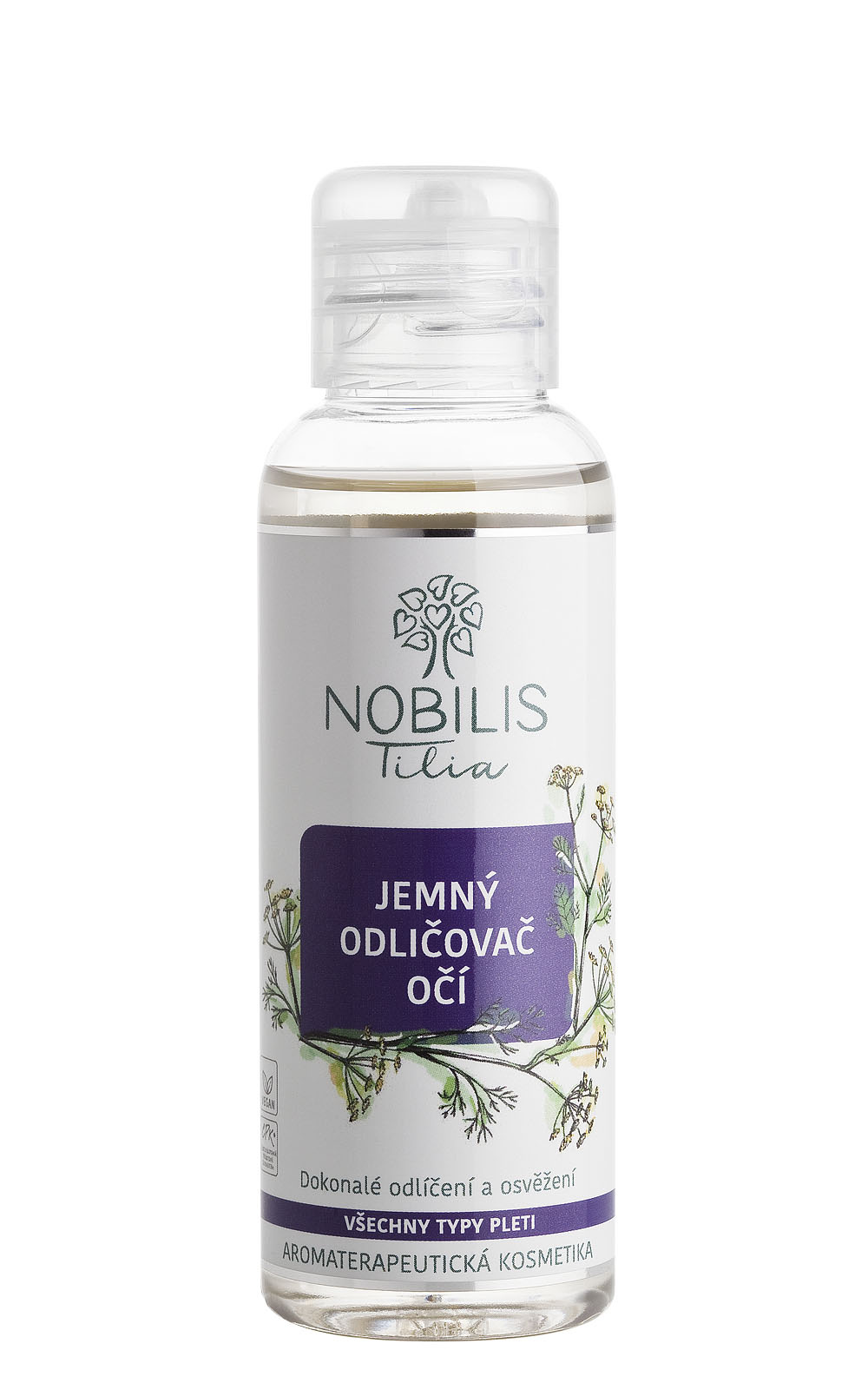 Nobilis Tilia Oči & Oční Okolí odličovač očí s upokojujúcim účinkom 100 ml