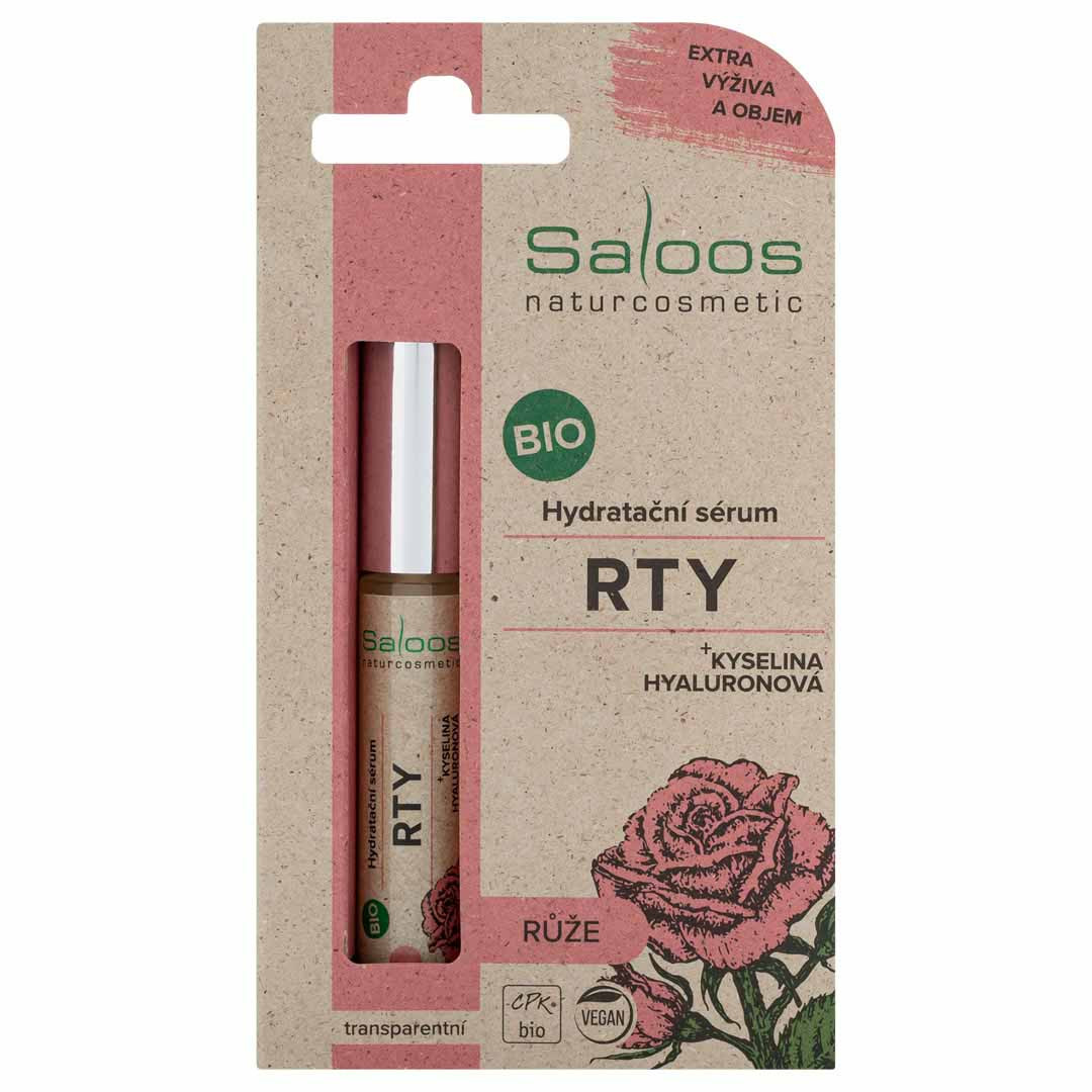 Bio hydratačné sérum na pery ruža Saloos 7 ml Obsah: 7 ml