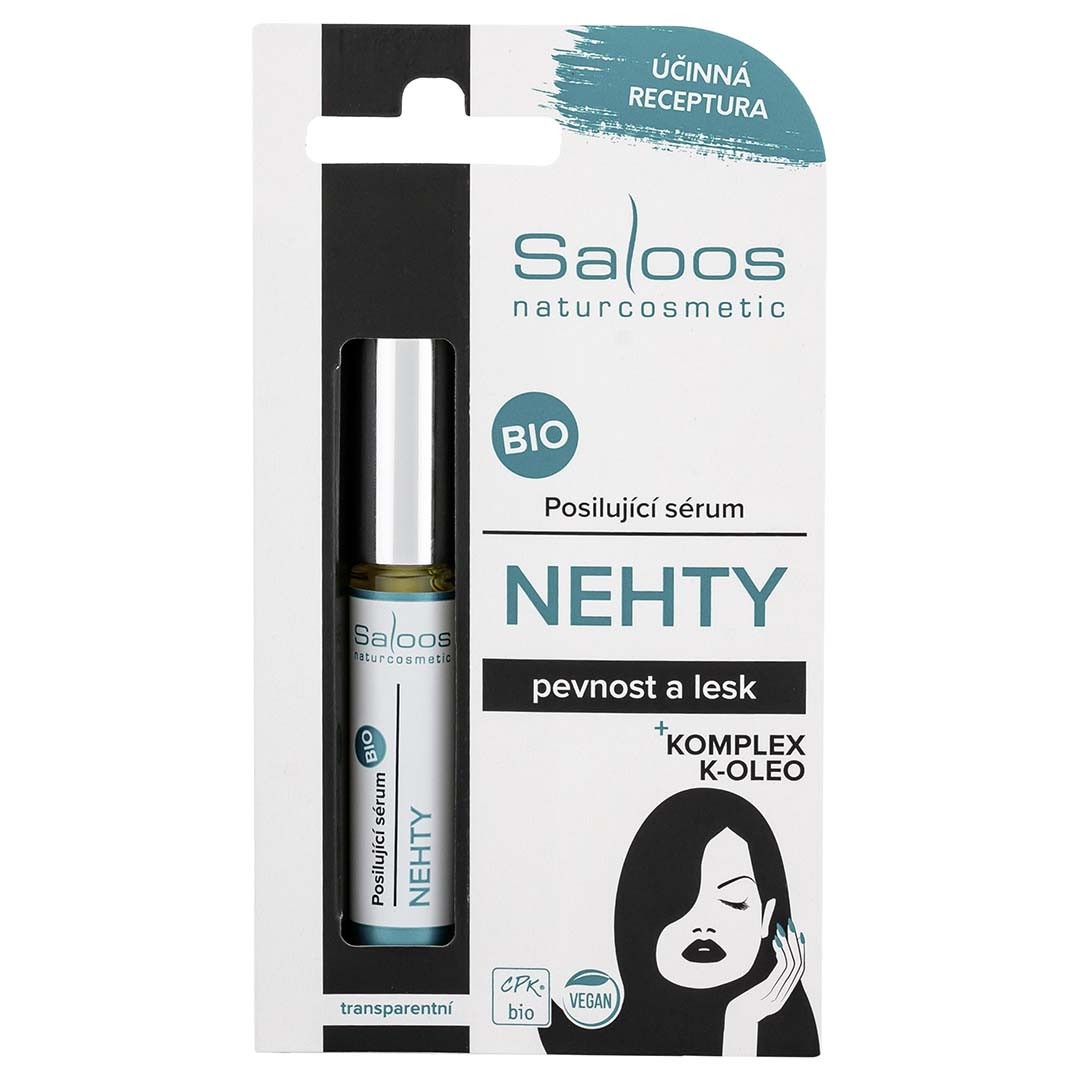 Bio posiľňujúce sérum na nechty Saloos 7 ml Obsah: 7 ml