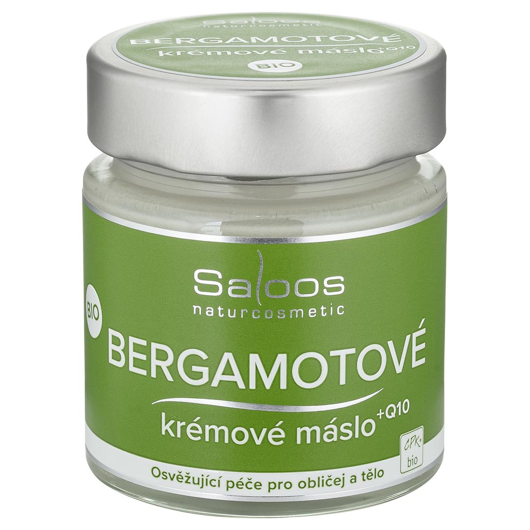 Bio bergamotové krémové maslo + Q10 Saloos 110 ml Obsah: 110 ml