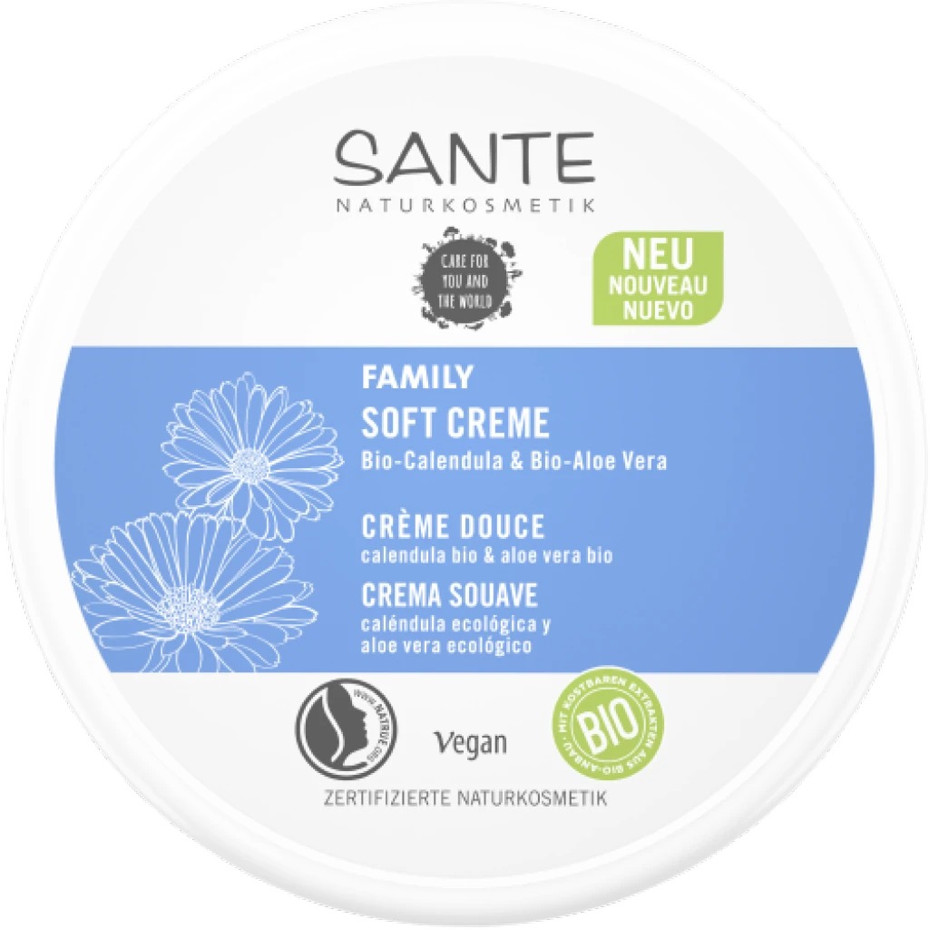 Softcream jemný krém s bio nechtíkom a aloe vera Sante 150 ml Obsah: 150ml