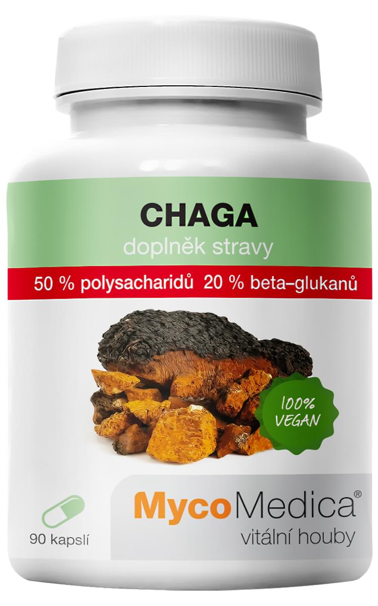 Chaga 50% vysoká koncentrácia Mycomedica Obsah: 1 ks