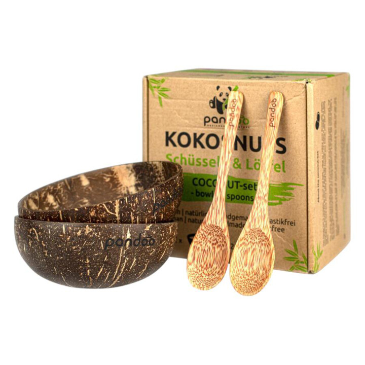Pandoo Coconut Set Bowls & Spoons jedálenská súprava