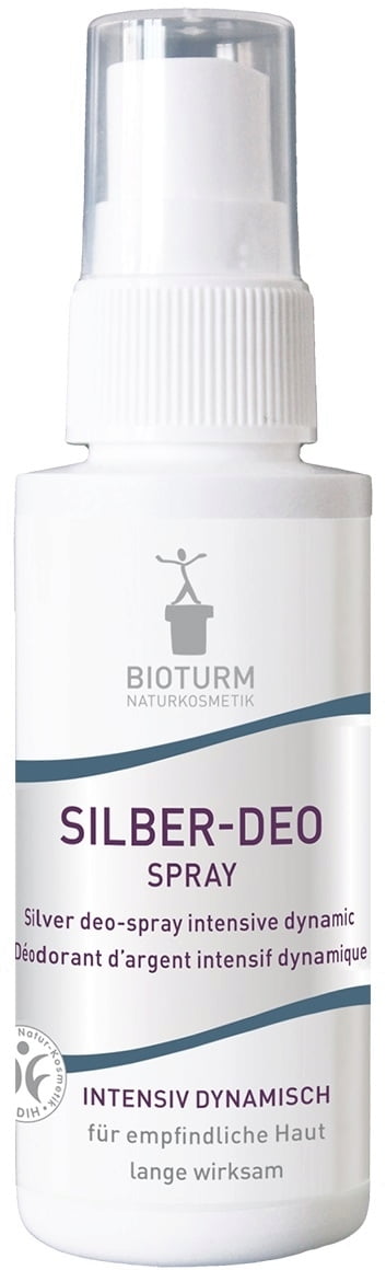 Deodorant sprej so striebrom intensive dynamic Bioturm 50ml Obsah: 50 ml