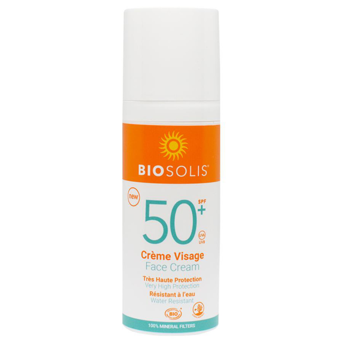 Opaľovací krém na tvár SPF50 Biosolis 50ml Obsah: 50 ml