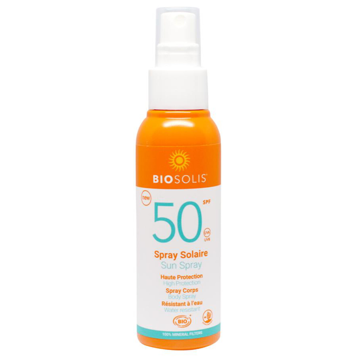 Sprej na opaľovanie SPF50 Biosolis 100ml Obsah: 100 ml