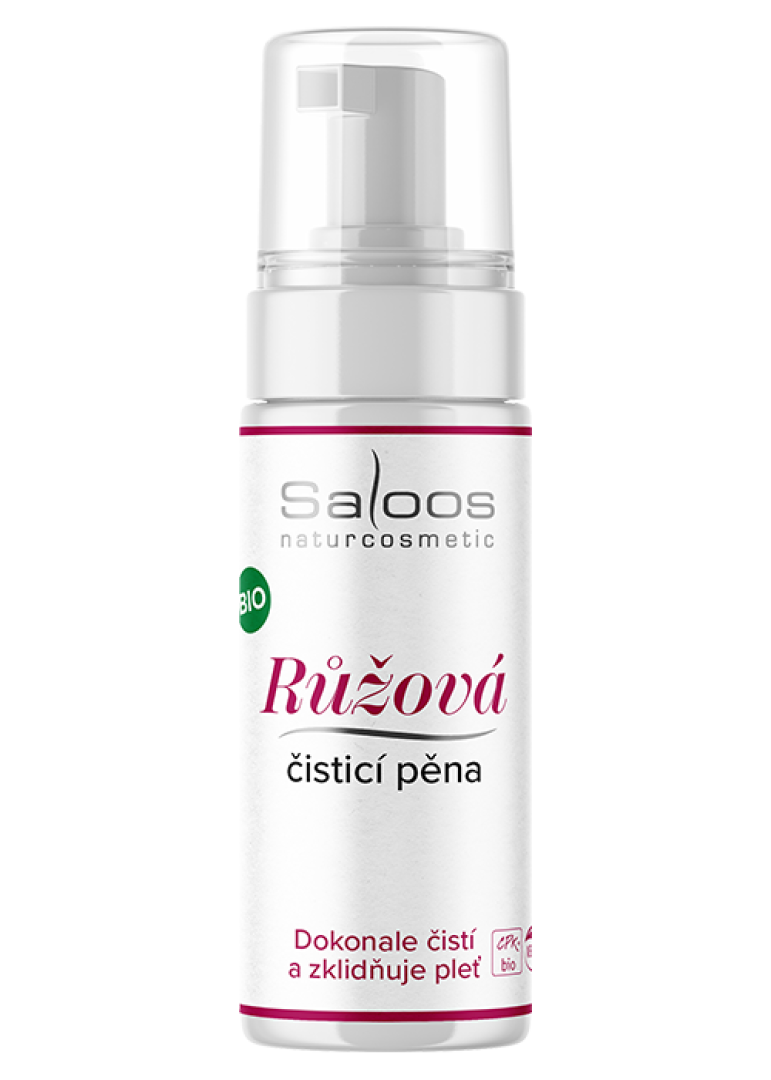 Bio Ružová čistiaca pena Saloos 150 ml Obsah: 150 ml