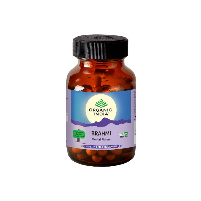 Brahmi kapsule stres, vitalita, duševná rovnováha Organic India 60 ks Obsah: 60 kapsúl