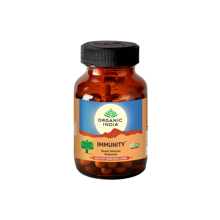 Immunity kapsule Podpora imunity Organic India 60 ks Obsah: 60 kapsúl