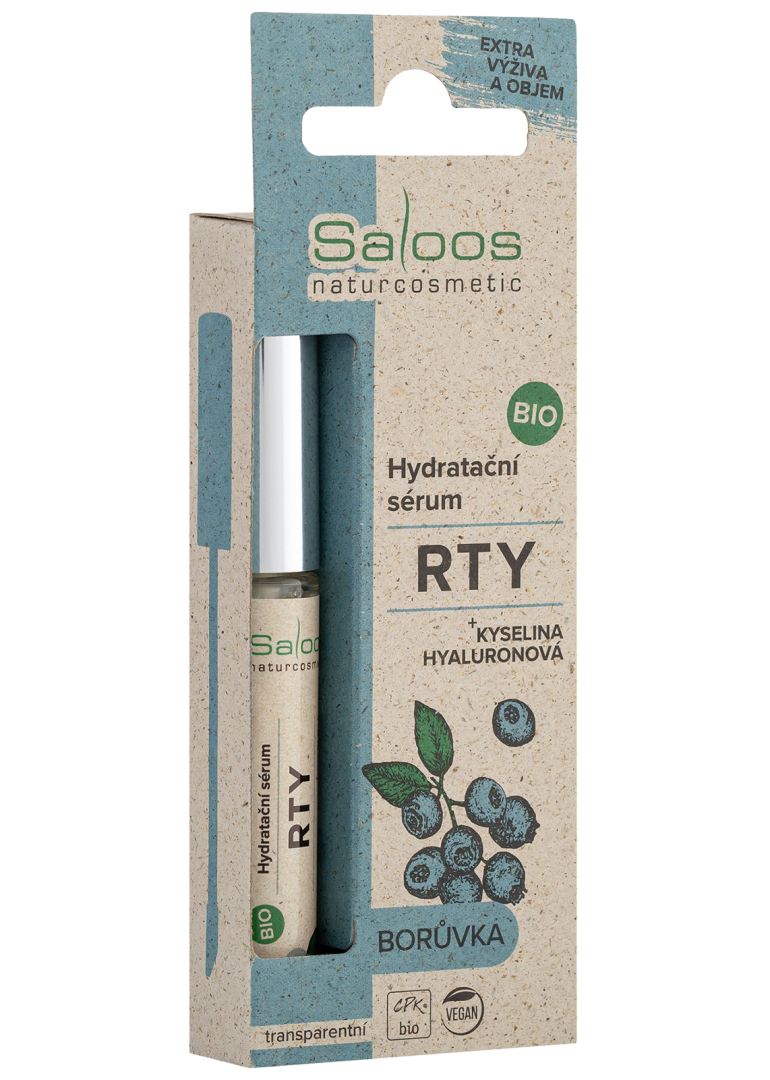 Bio hydratačné sérum na pery čučoriedka Saloos 7 ml Obsah: 7 ml