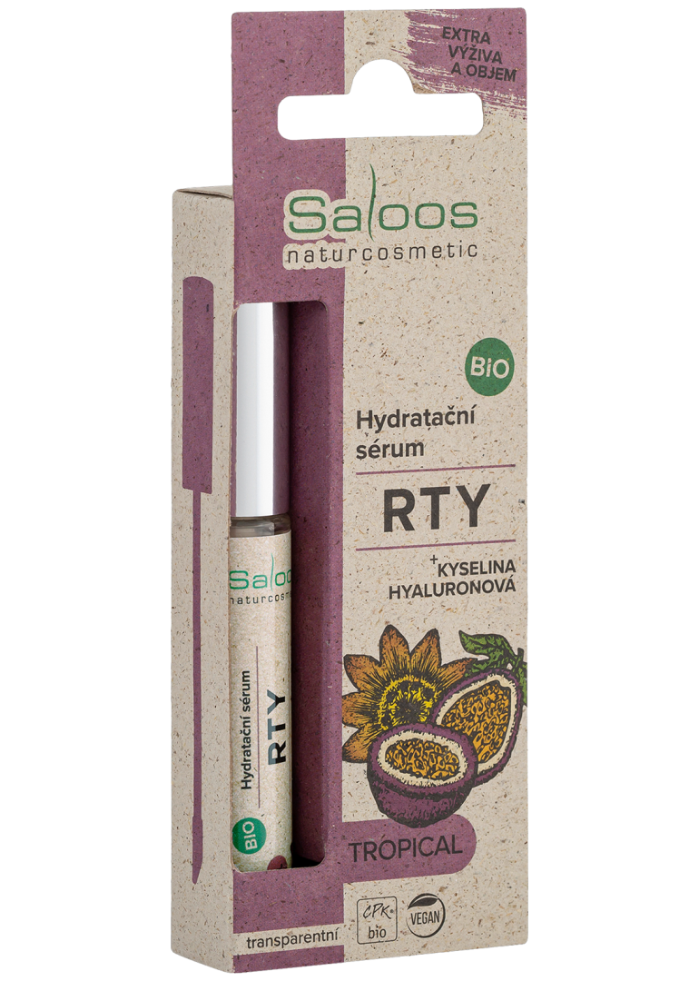 Bio hydratačné sérum na pery tropical Saloos 7 ml Obsah: 7 ml