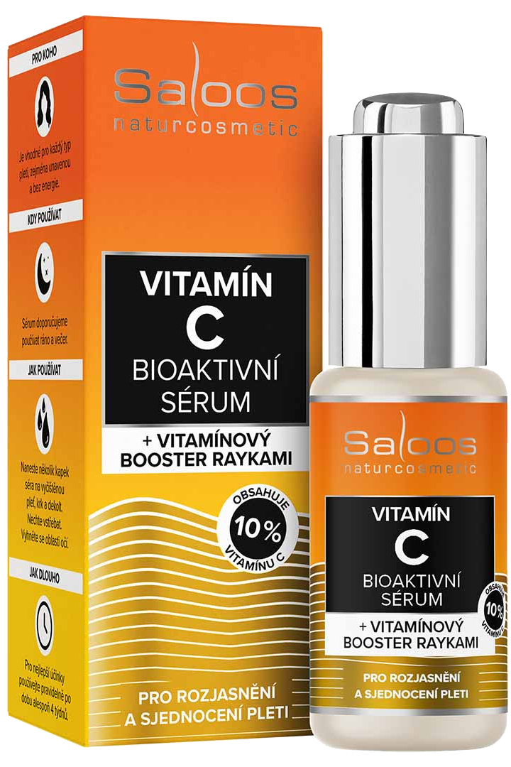 Vitamín C Bioaktívne pleťové sérum Saloos 20 ml Obsah: 20 ml