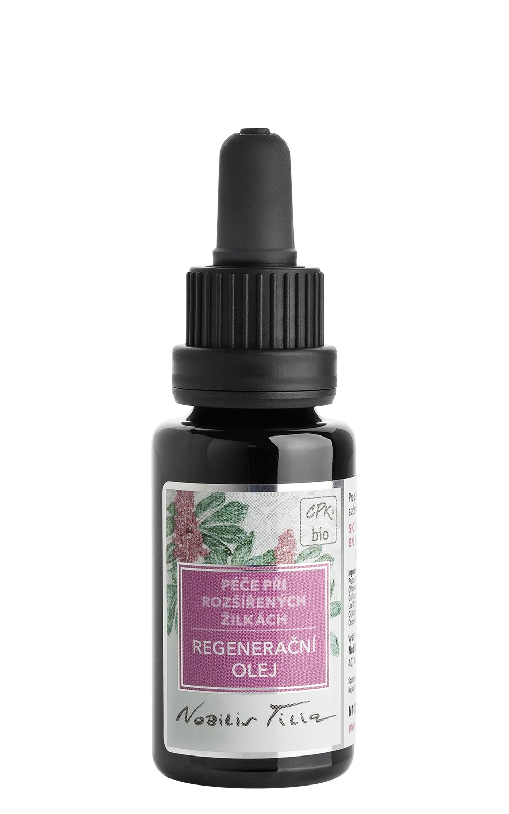 Nobilis Tilia Regeneračný olej na rozšírené žilky Objem: 20 ml