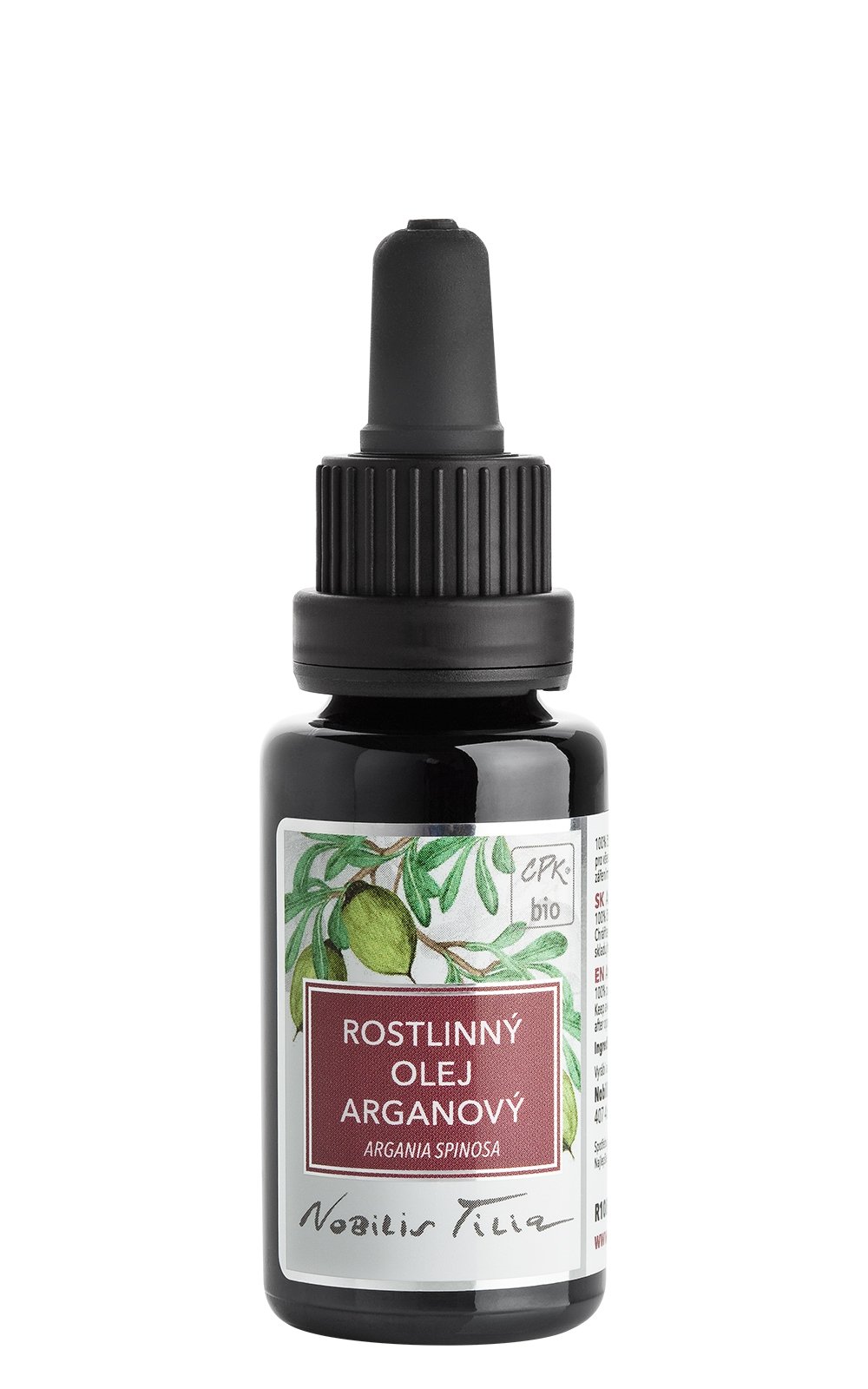 Nobilis Tilia Arganový olej BIO Objem: 20 ml sklo