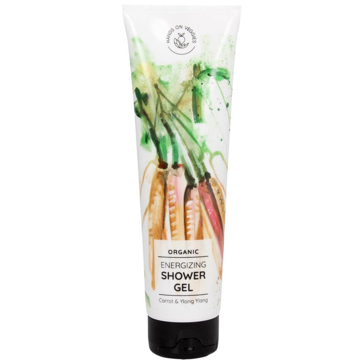 Bio povzbudzujúci sprchový gél s mrkvou a ylang ylangom Hands of veggies 150 ml Obsah: 150 ml