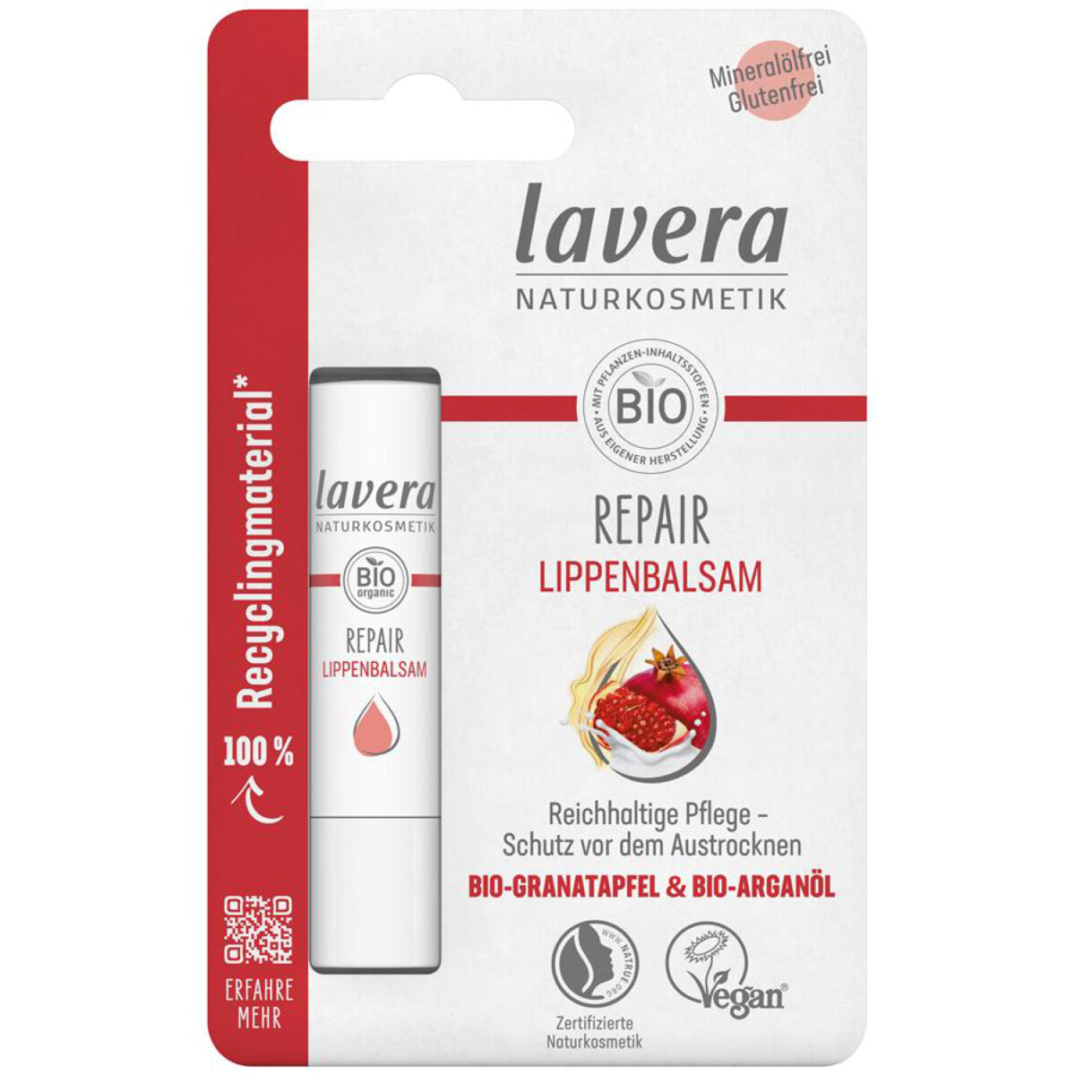 Balzam na pery Repair Lavera 4,5g Obsah: 4,5 g