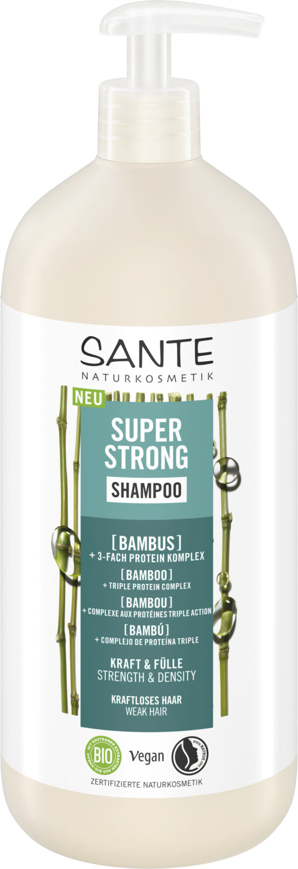 Šampón Super Strong Sante Objem: 250 ml