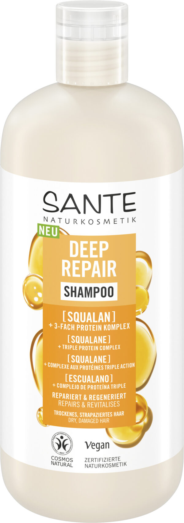 Šampón na poškodené vlasy Deep Repair Sante Objem: 500 ml