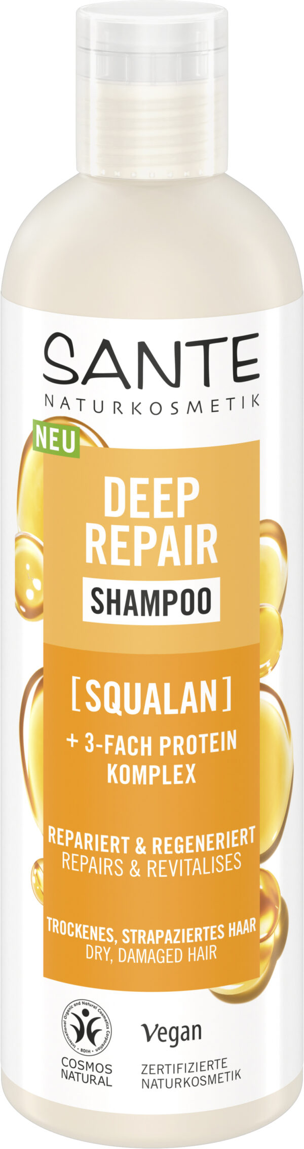 Šampón na poškodené vlasy Deep Repair Sante Objem: 250 ml