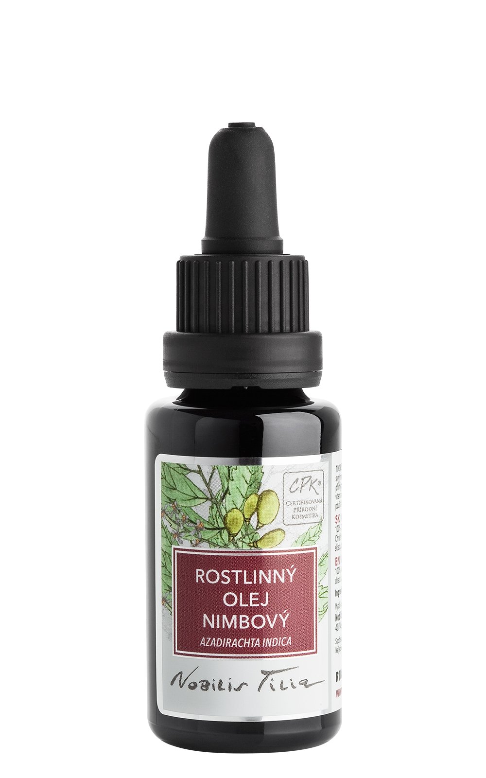 Nobilis Tilia Nimbový olej BIO Objem: 20 ml sklo