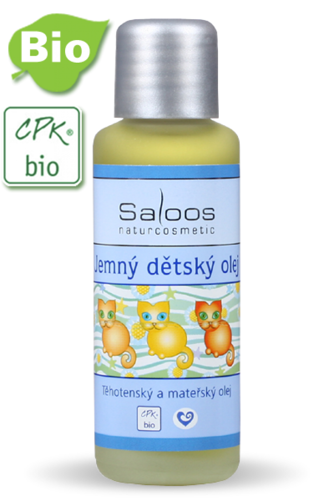 Jemný detský olej - Saloos Objem: 50 ml