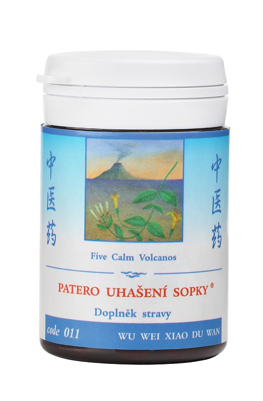 PÄTORO UHASENÍ SOPKY - WU WEI XIAO DU WAN - TCM Herbs Objem: 100 tabliet / 30 g