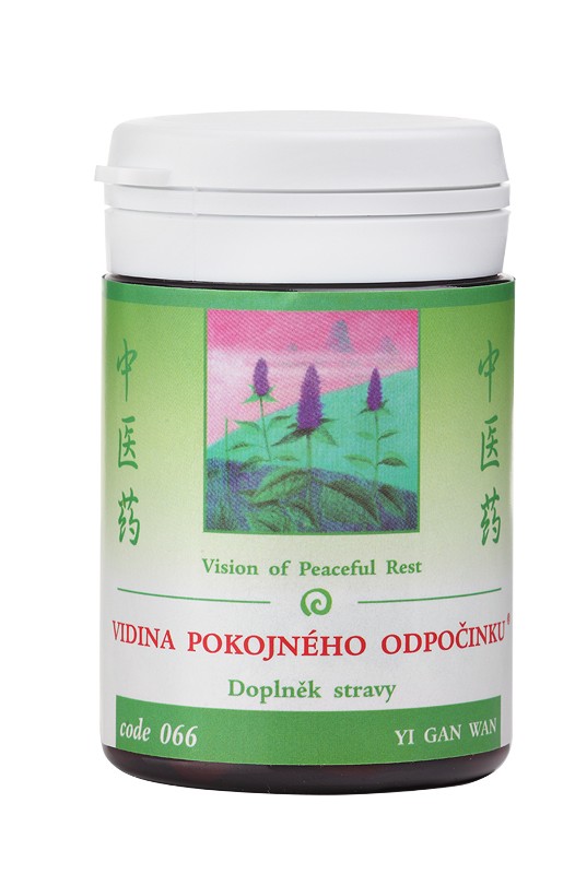 VIDINA POKOJNÉHO ODPOČINKU - YI GAN WAN - TCM Herbs Objem: 100 tabliet / 30 g