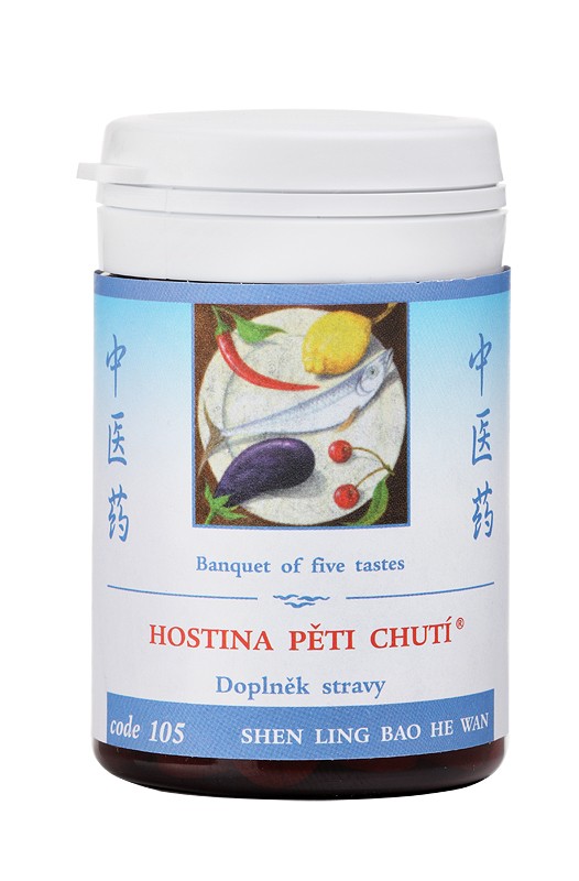 HOSTINA PIATICH CHUTÍ - SHEN LING BAO HE WAN -TCM Herbs Objem: 100 tabliet / 30 g