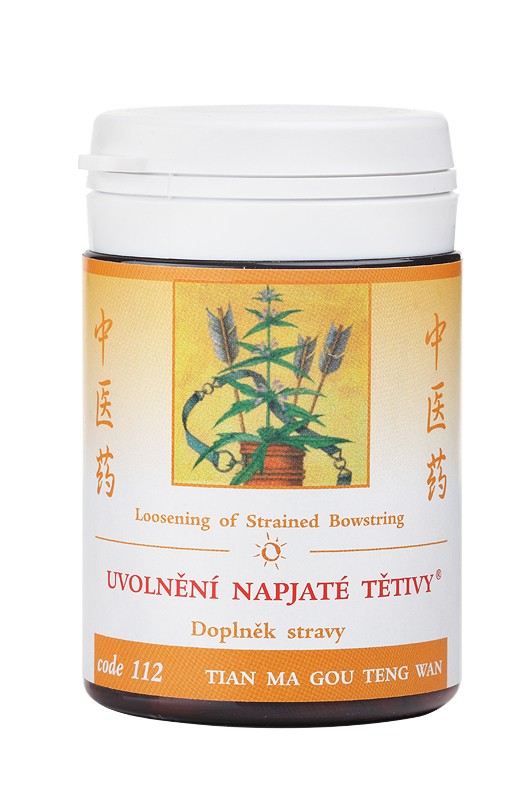 UVOĽNENIE NAPATEJ TETIVY - TIAN MA GOU TENG WAN - TCM Herbs Objem: 100 tabliet / 30 g