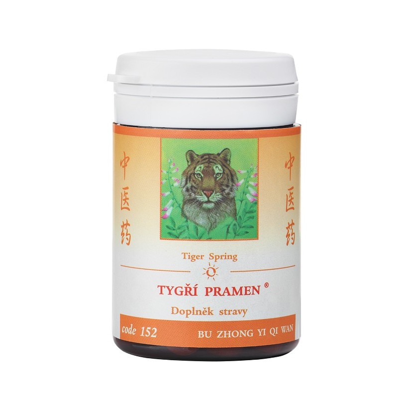 TYGRÍ PRAMEŇ - BU ZHONG YI QI WAN - TCM Herbs Objem: 100 tabliet / 30 g