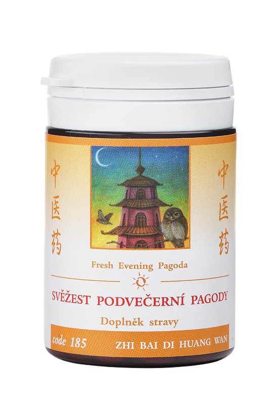 SVIEŽOSŤ Z PODVEČERNEJ PAGODY - ZHI BAI DI HUANG WAN - TCM Herbs Objem: 100 tabliet / 30 g