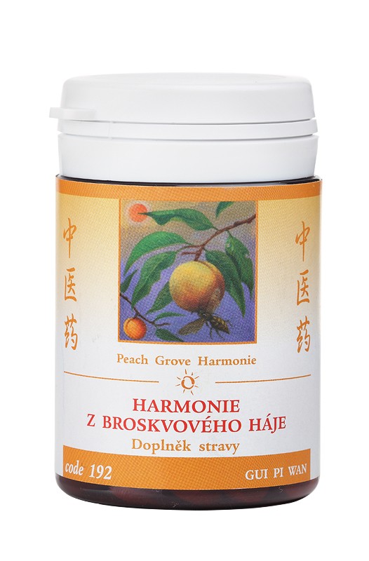 HARMÓNIA Z BROSKYŇOVÉHO HÁJA - GUI PI WAN - TCM Herbs Objem: 100 tabliet / 30 g