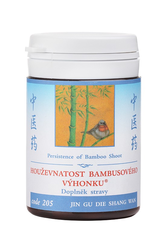 HÚŽEVNATOSŤ BAMBUSOVÉHO VÝHONKU - JIN GU DIE SHANG WAN - TCM herbs Objem: 100 tabliet / 30 g