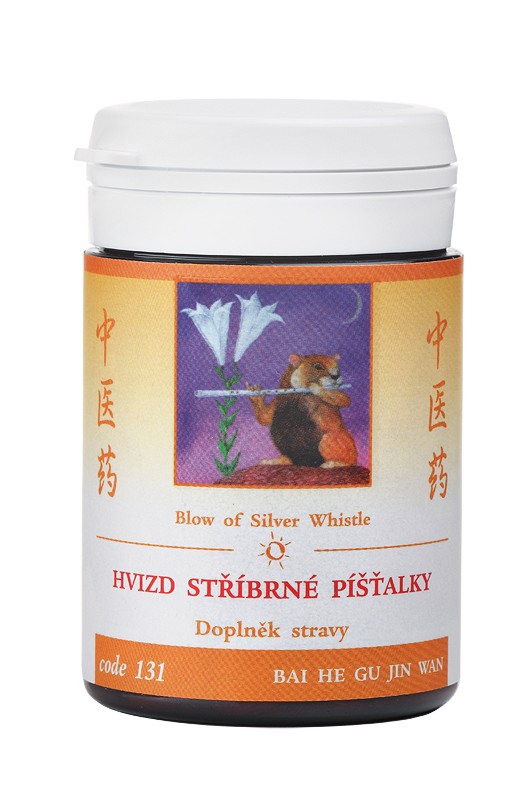 HVIZD STRIEBORNEJ PÍŠŤAĽKY - BAI HE GU JIN WAN - TCM Herbs Objem: 100 tabliet / 30 g