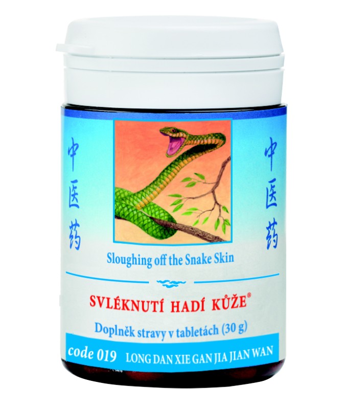 ZVLEČENIE HADEJ KOŽE - GAN/DAN SHI/RE WAN mod. - TCM Herbs Objem: 100 tabliet / 30 g
